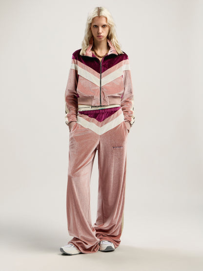 Colorblock Chenille Track Jacket
