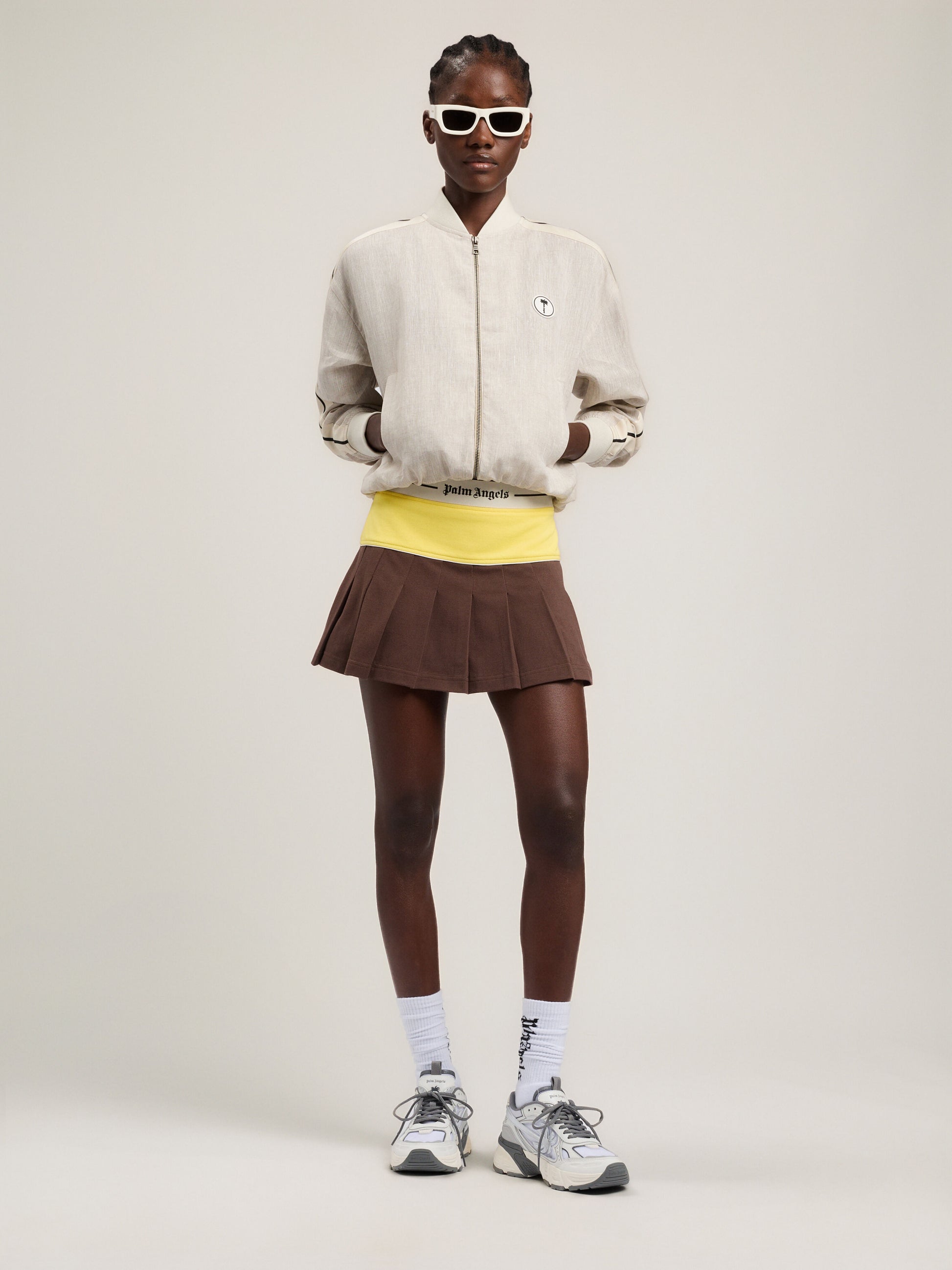 Tree Logo Track Bomber Jacket