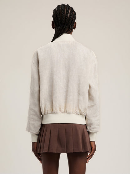 Tree Logo Track Bomber Jacket