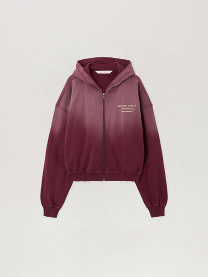 Book Club Zip Crop Hoodie