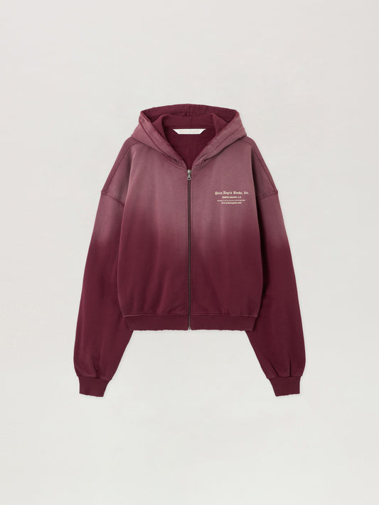 Book Club Zip Crop Hoodie
