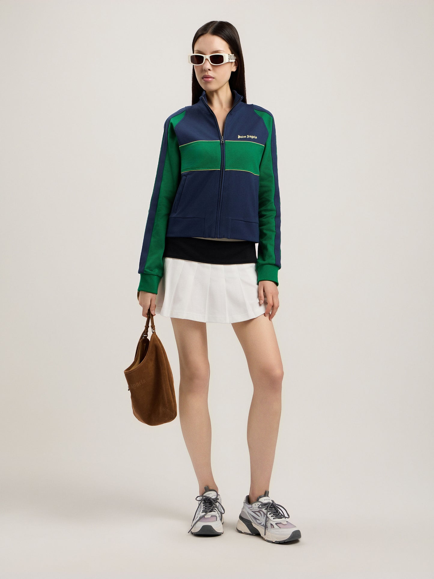 Classic Logo Zipped Crew Jacket