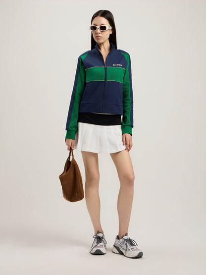Classic Logo Zipped Crew Jacket