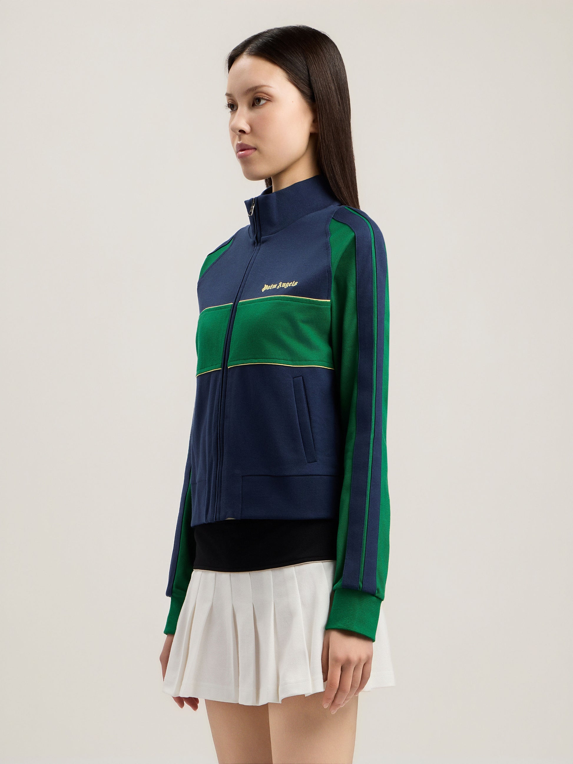 Classic Logo Zipped Crew Jacket
