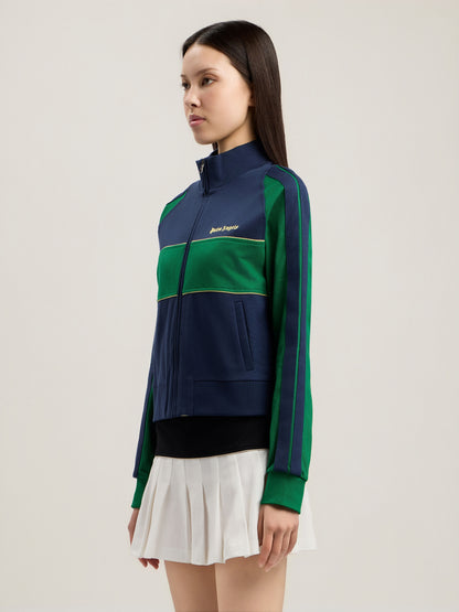 Classic Logo Zipped Crew Jacket