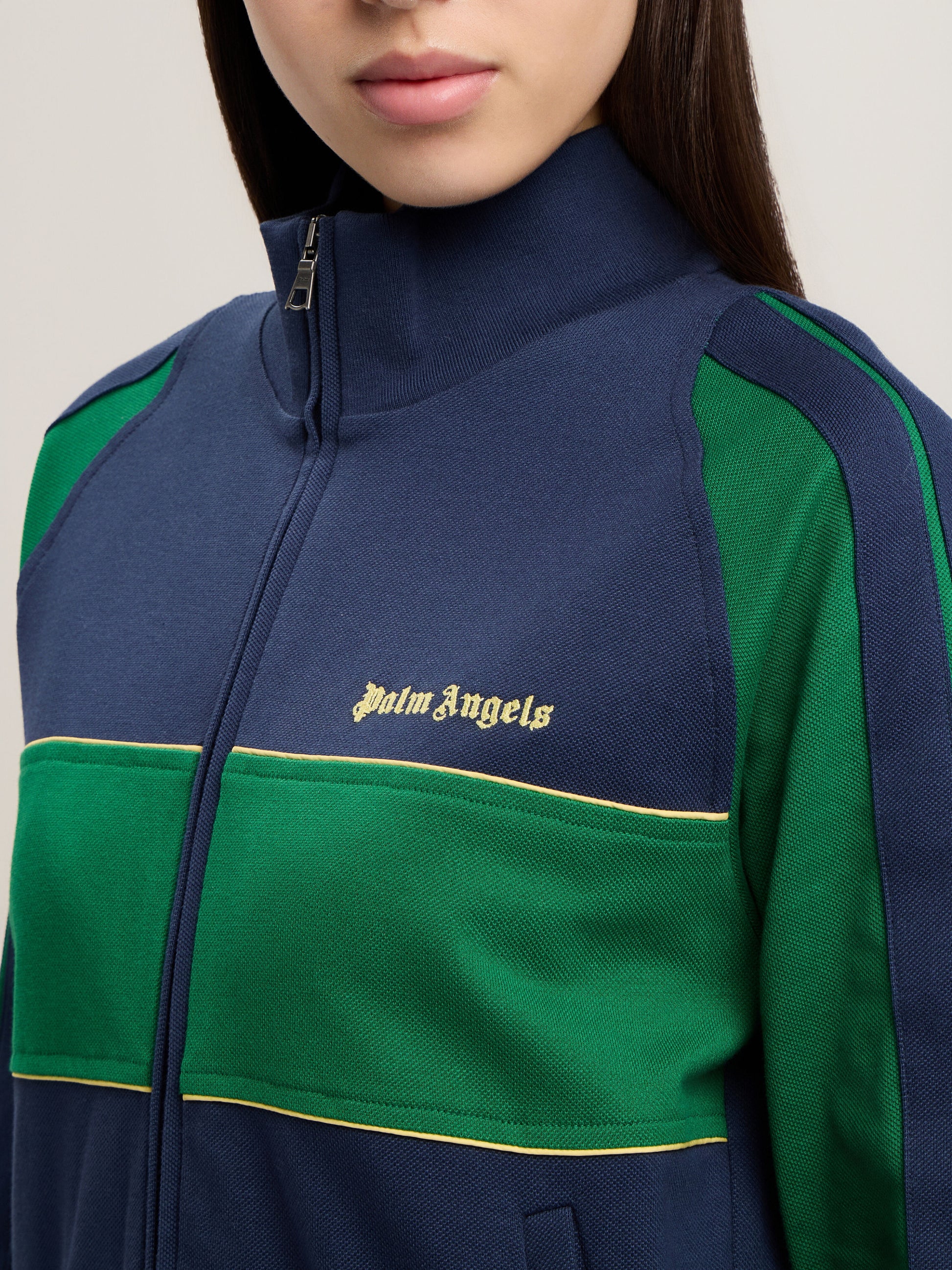 Classic Logo Zipped Crew Jacket