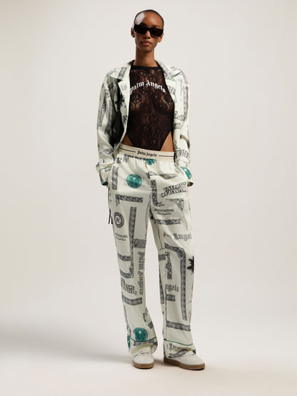 Dollar Print Pajama Pants