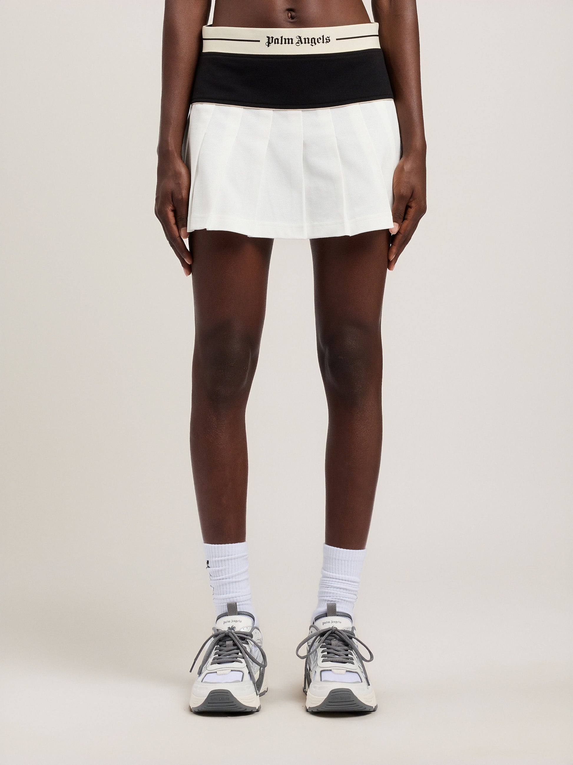 Classic Logo Pleated Skirt