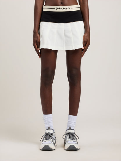 Classic Logo Pleated Skirt