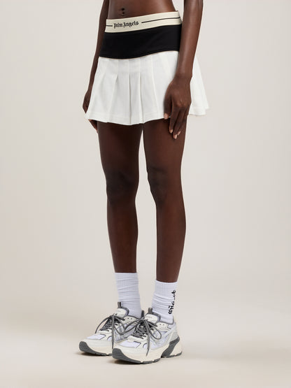 Classic Logo Pleated Skirt