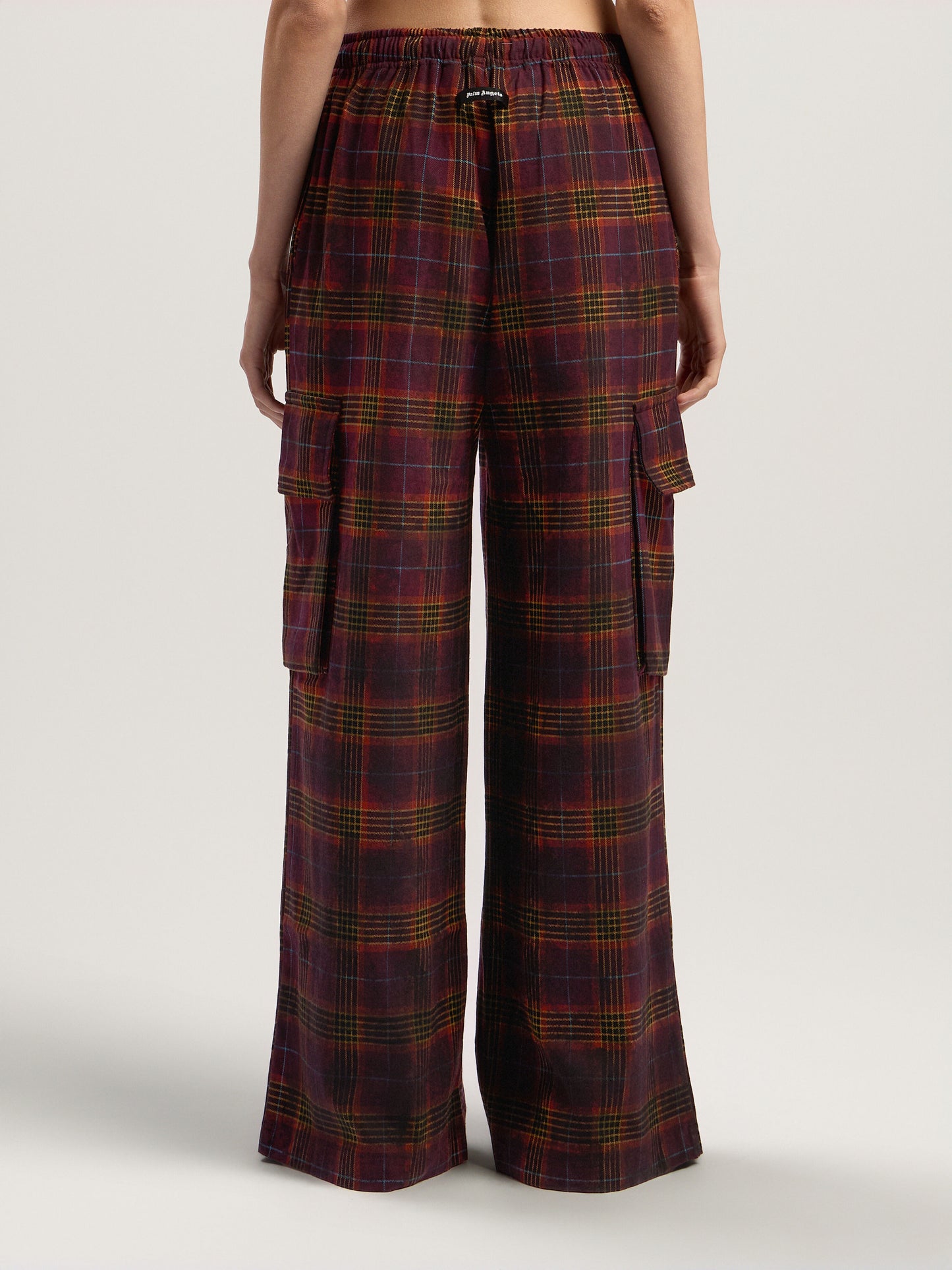 Overdyed Check Cargo Pants
