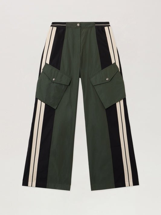Colorblock Cargo Pants