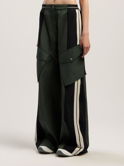 Colorblock Cargo Pants