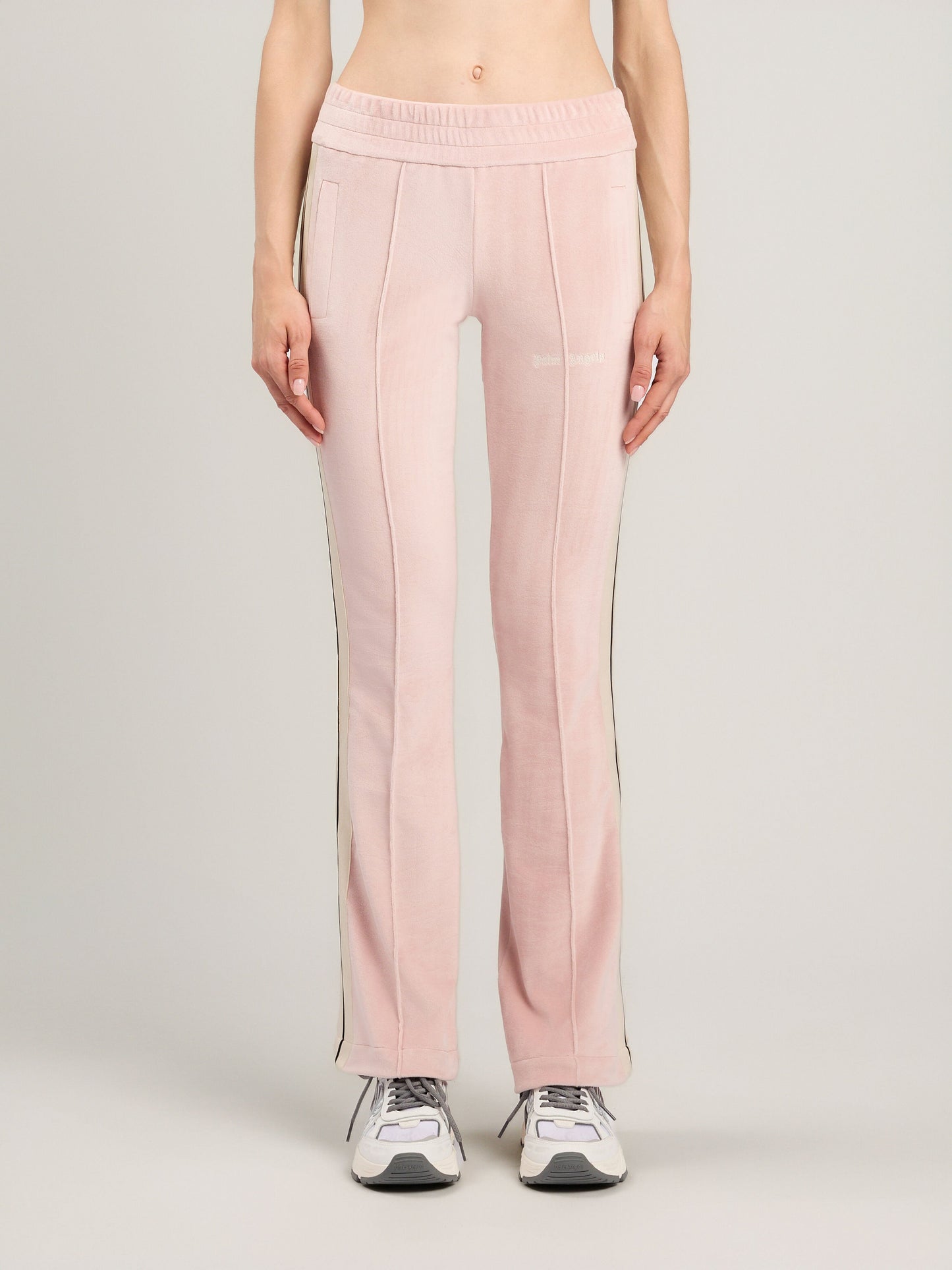 Logo Flare Chenille Track Pants