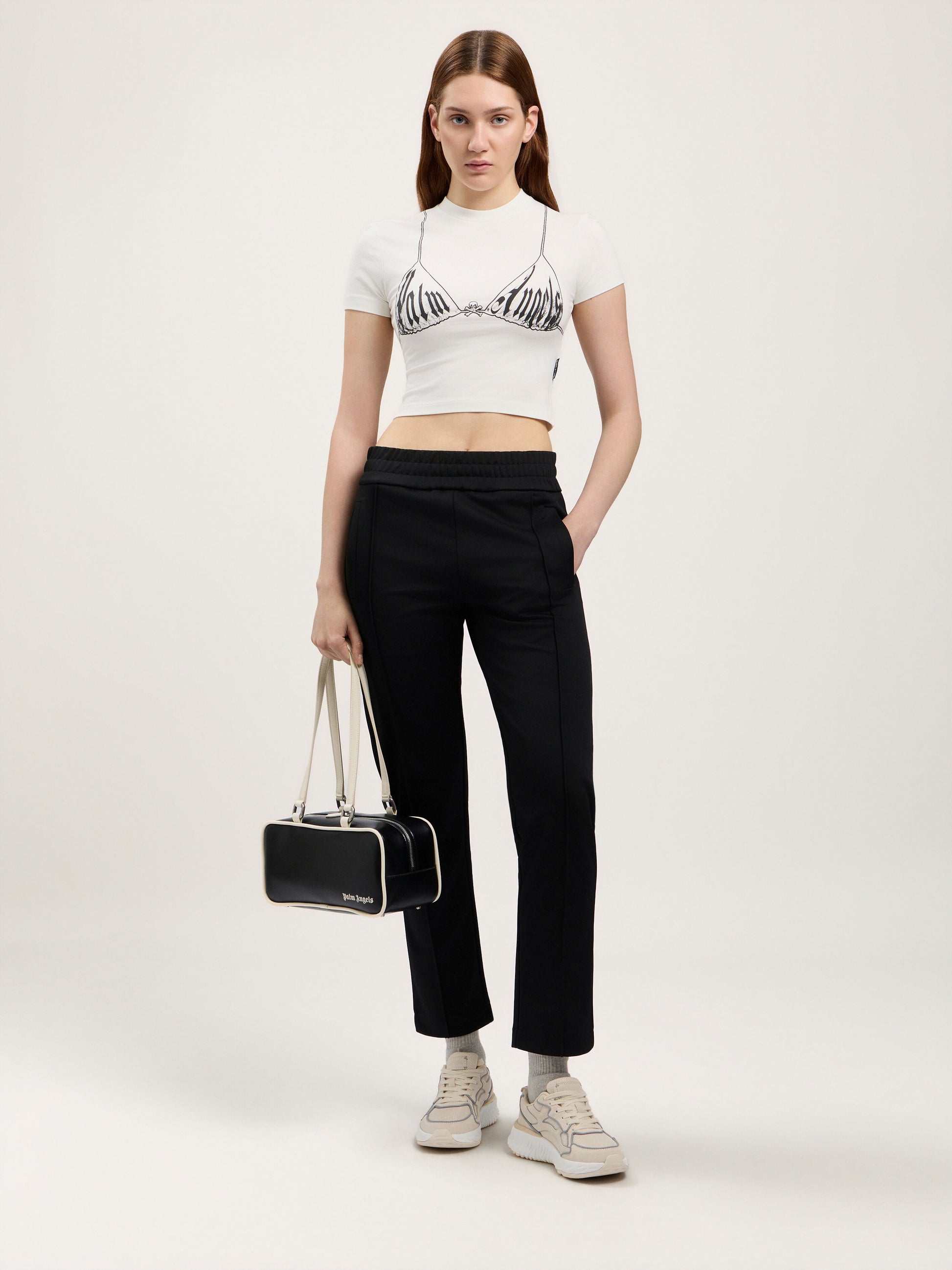 Back Curved Logo Track Pants