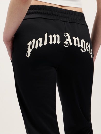 Back Curved Logo Track Pants
