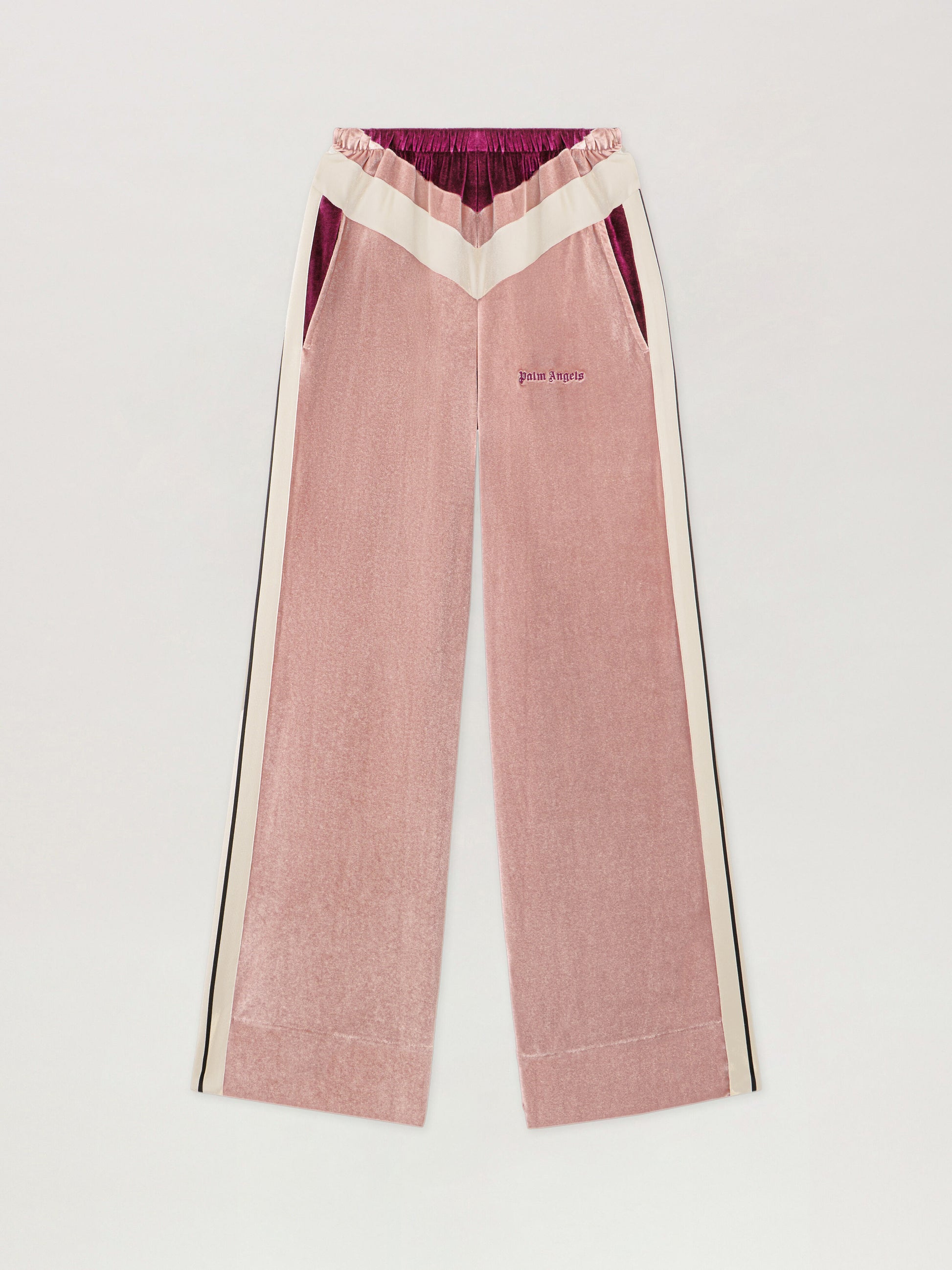 Colorblock Chenille Track Pants