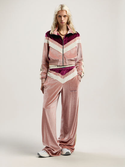 Colorblock Chenille Track Pants