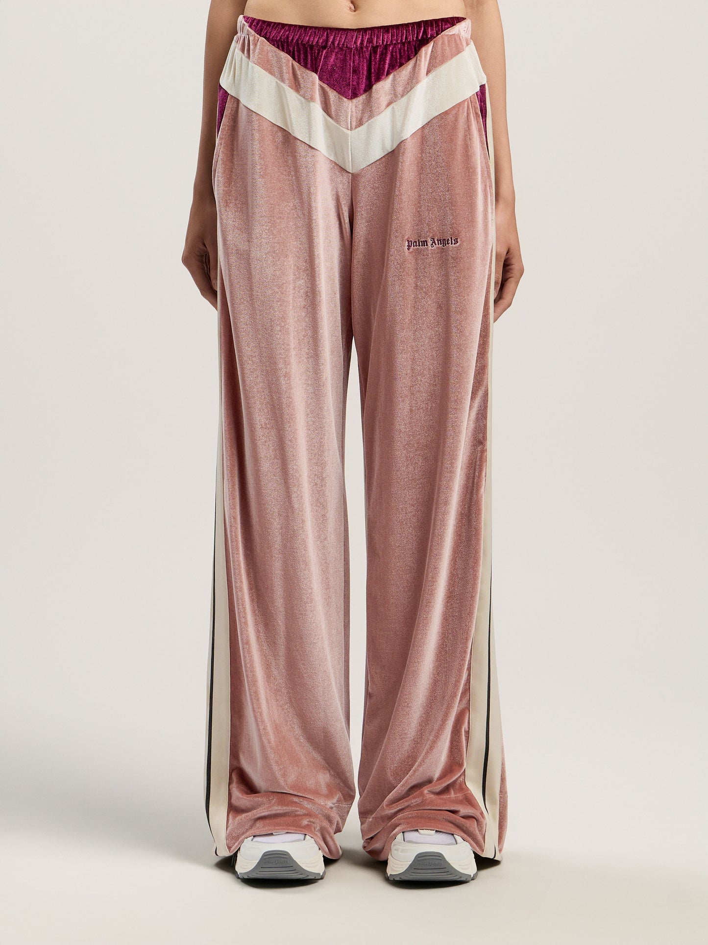 Colorblock Chenille Track Pants
