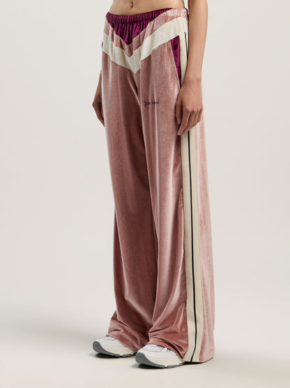 Colorblock Chenille Track Pants