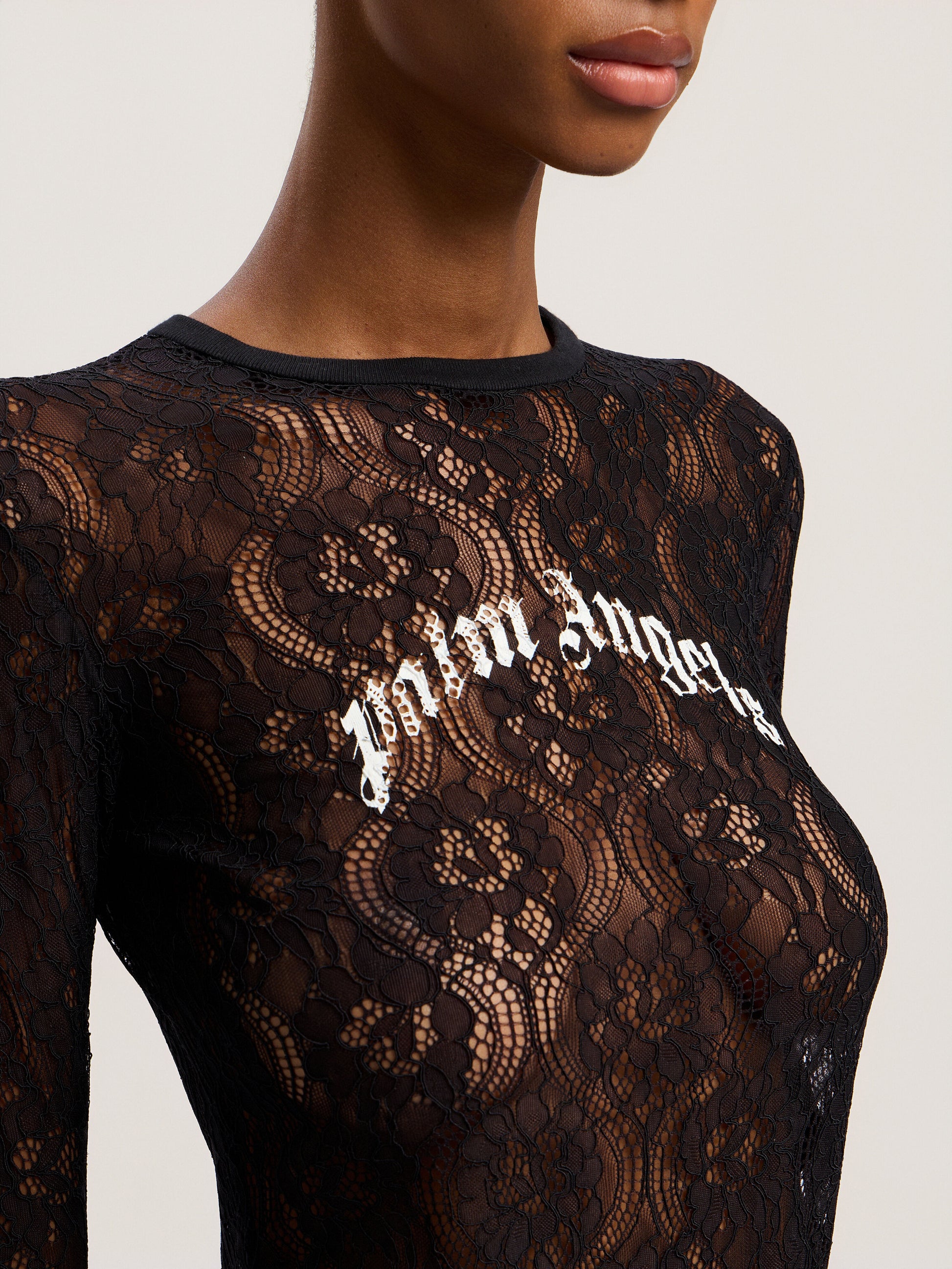 Curved Logo Lace Body