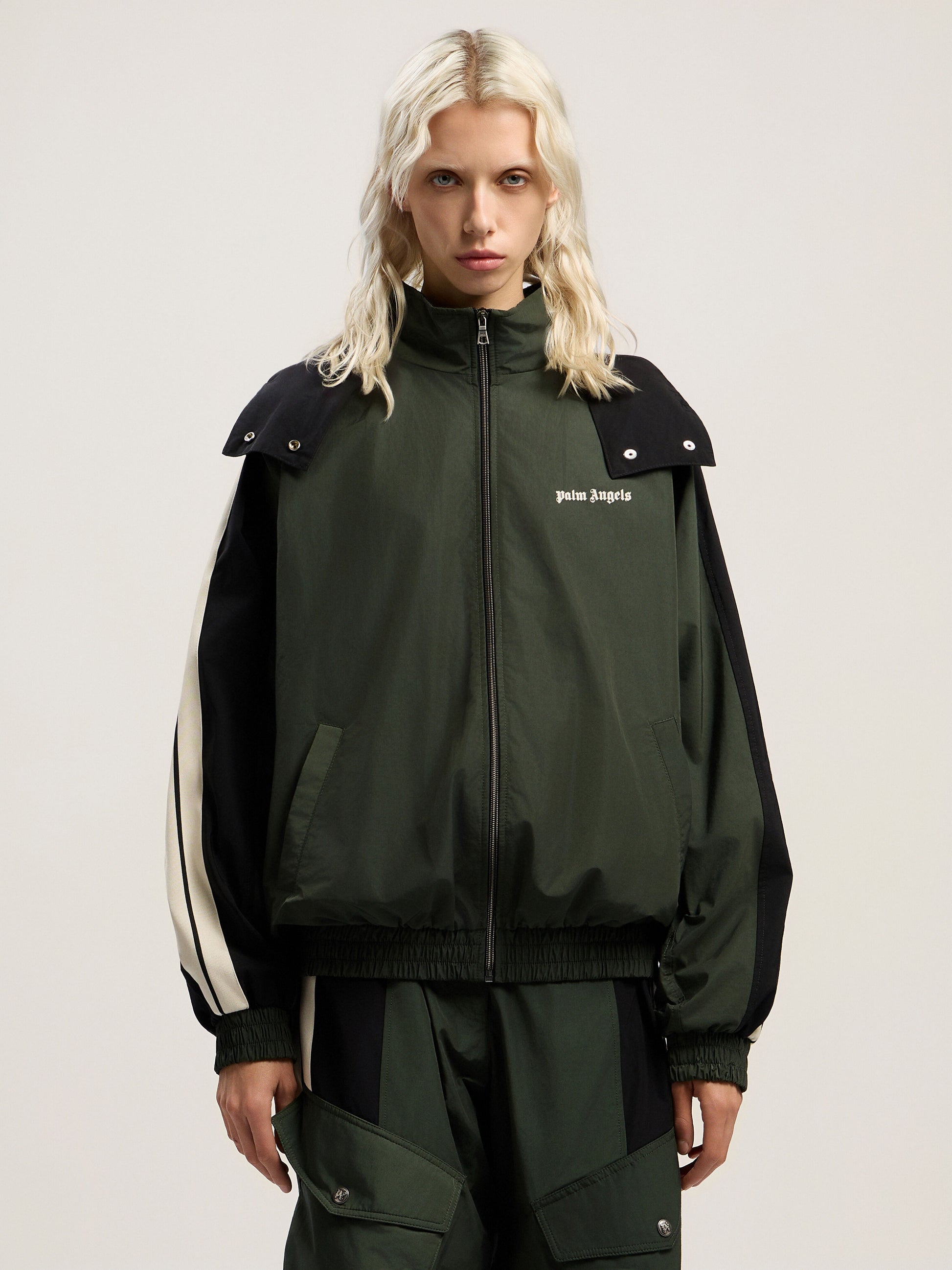 Colorblock Track Windbreaker