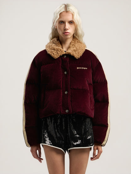 Classic Logo Cord Down Jacket
