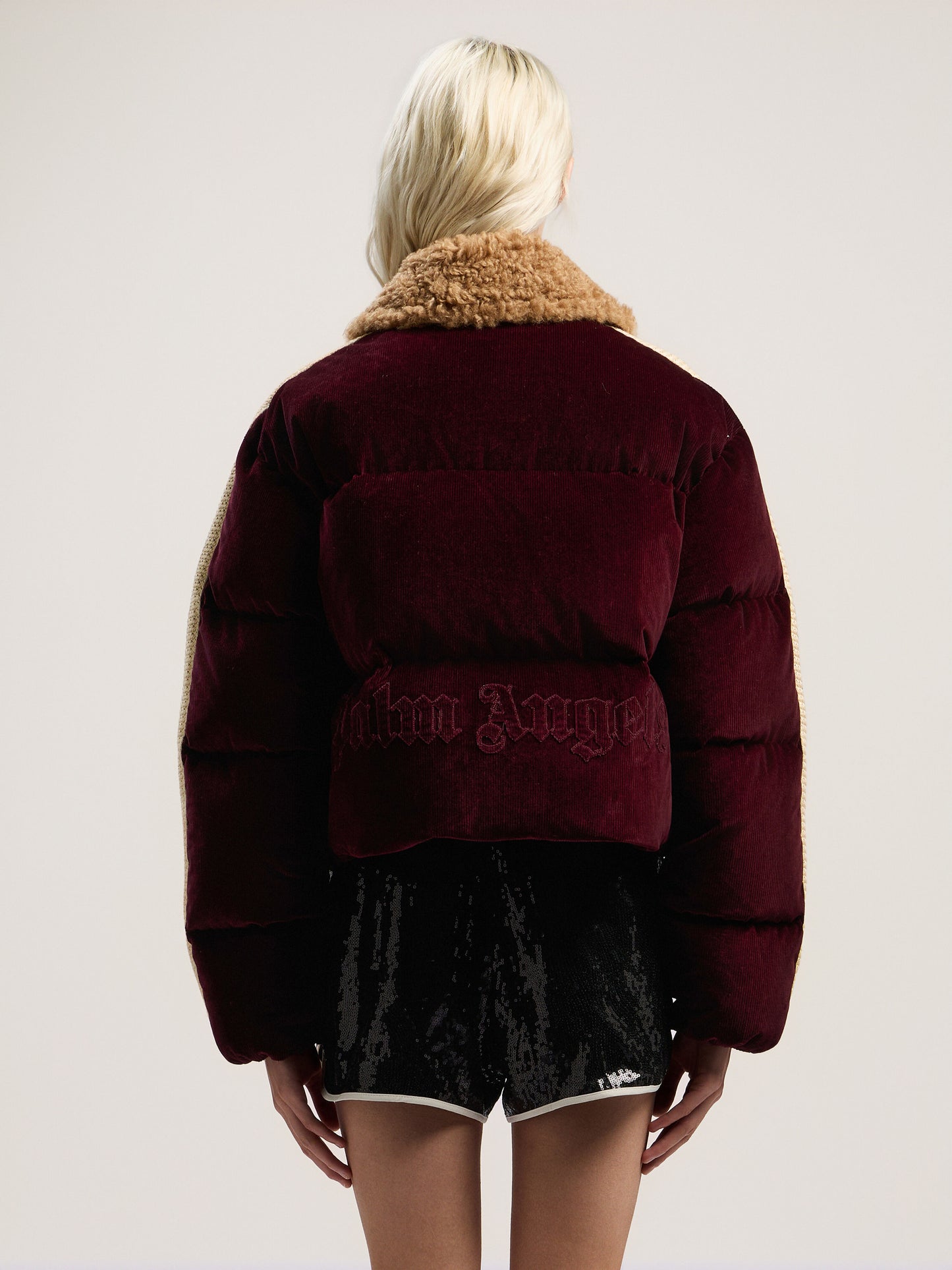 Classic Logo Cord Down Jacket