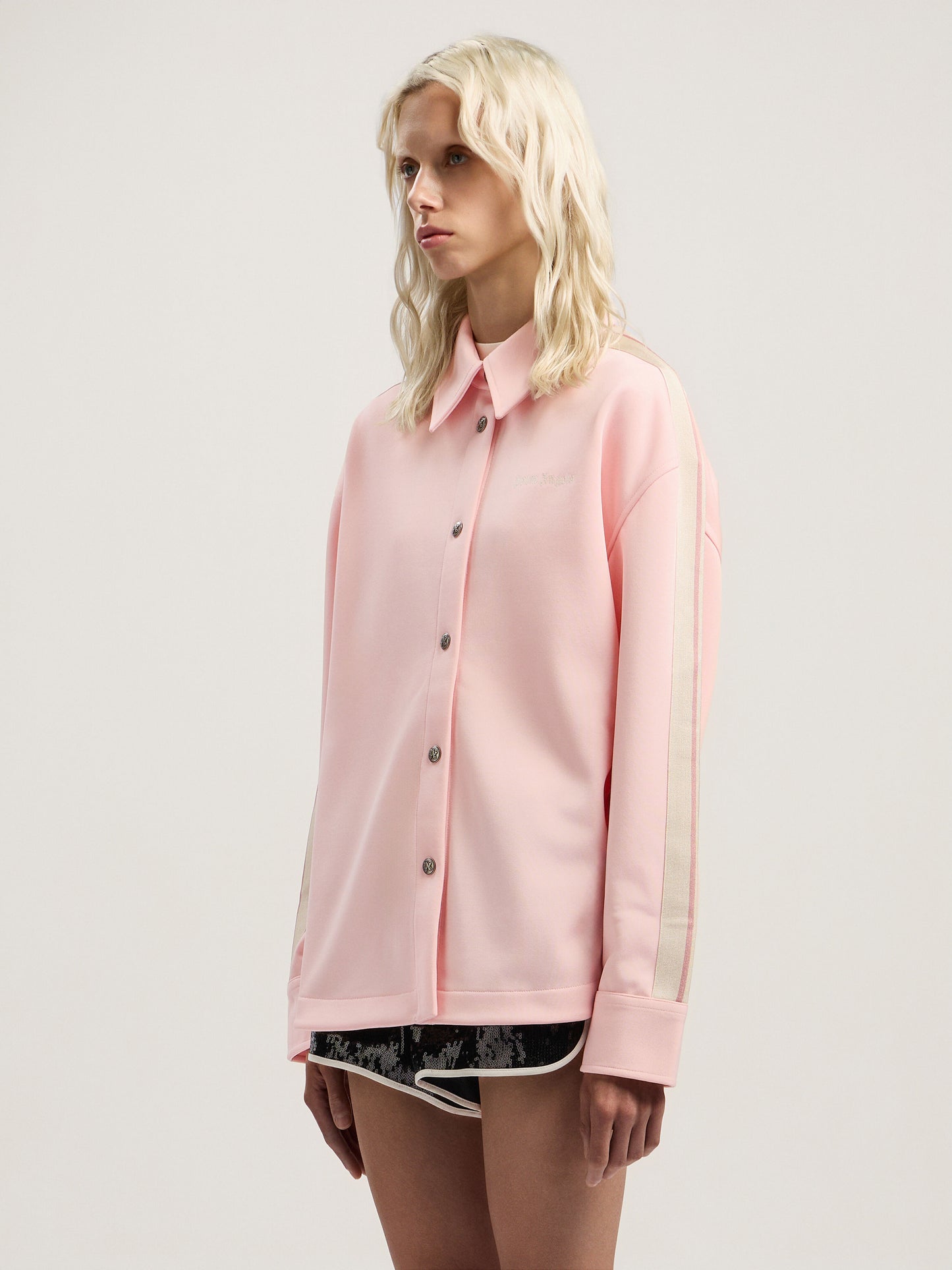 Classic Logo Tonal Track Shirt