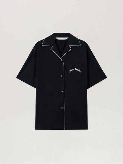 Curved Logo Bowling Shirt