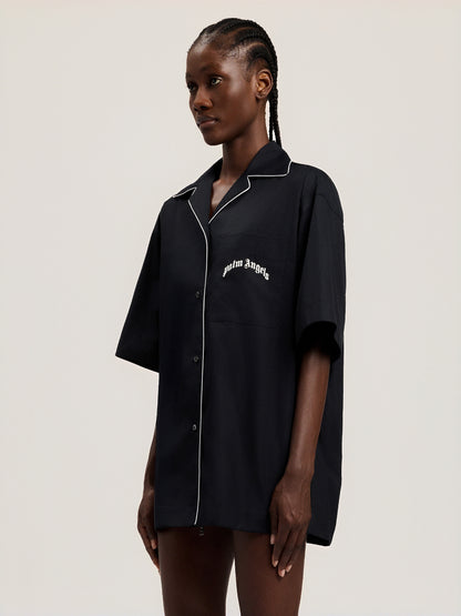 Curved Logo Bowling Shirt