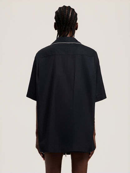 Curved Logo Bowling Shirt