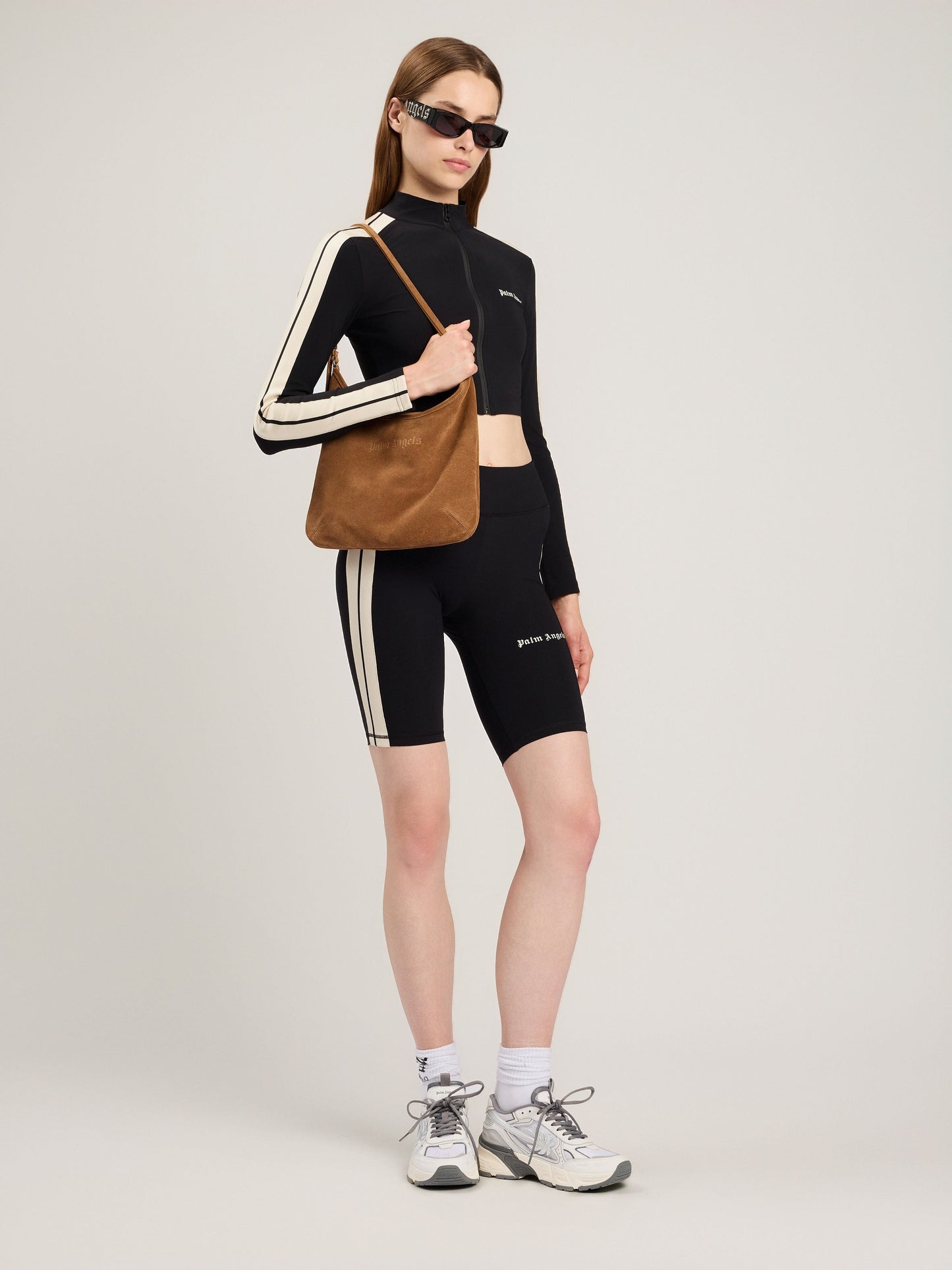 Classic Logo Track Biker Shorts