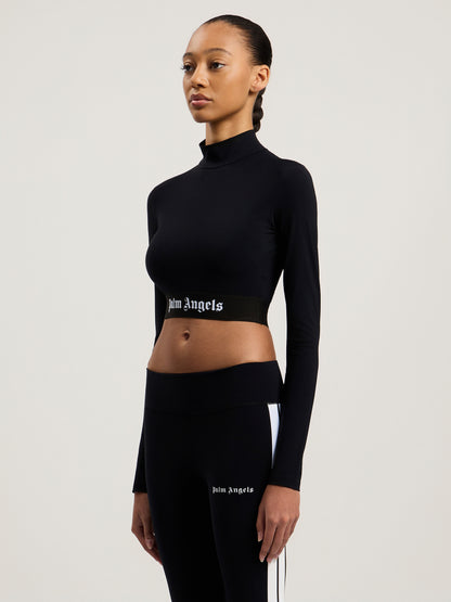 Classic Logo Mockneck Top