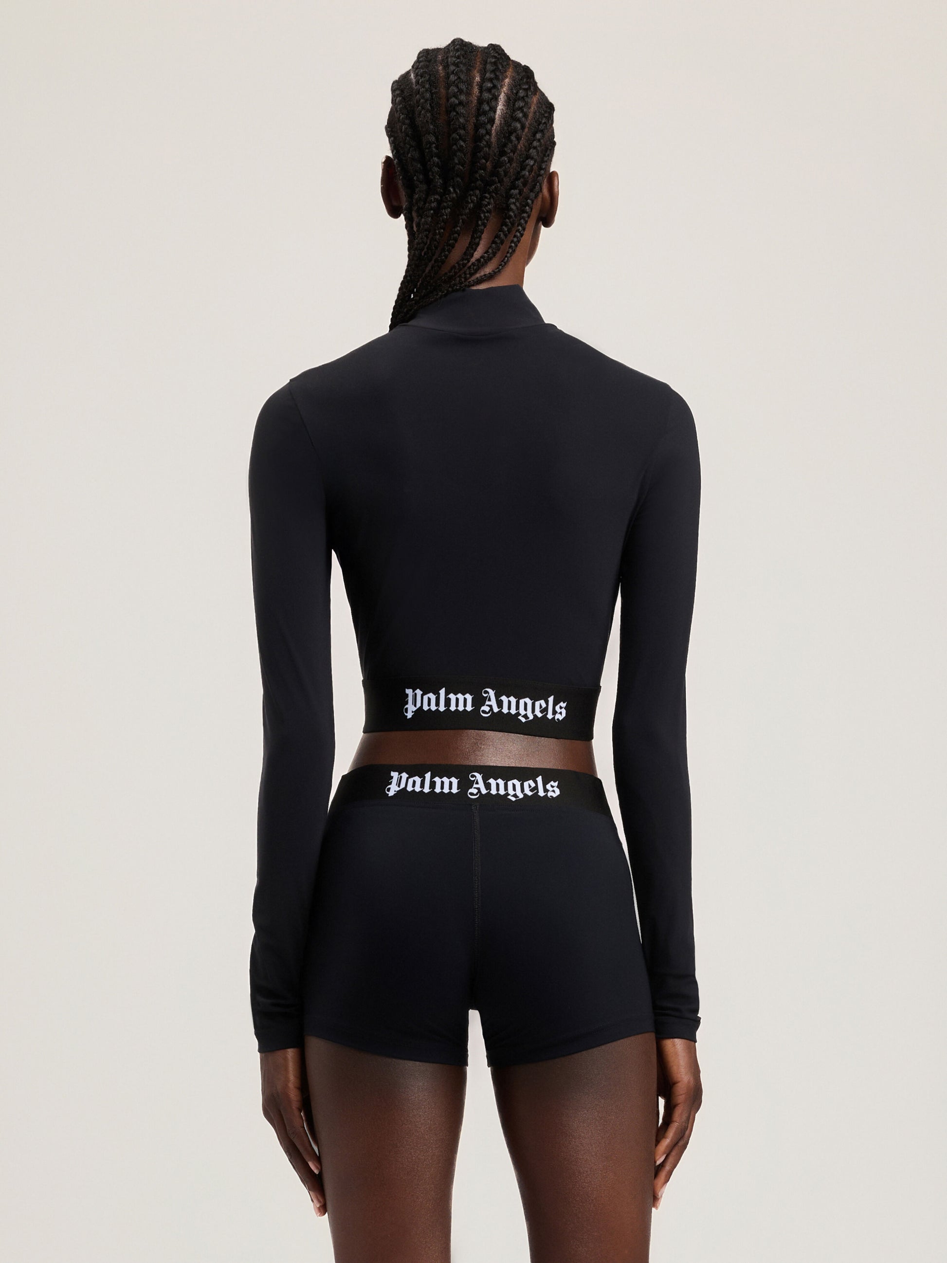 Classic Logo Long Sleeved Mockneck Top