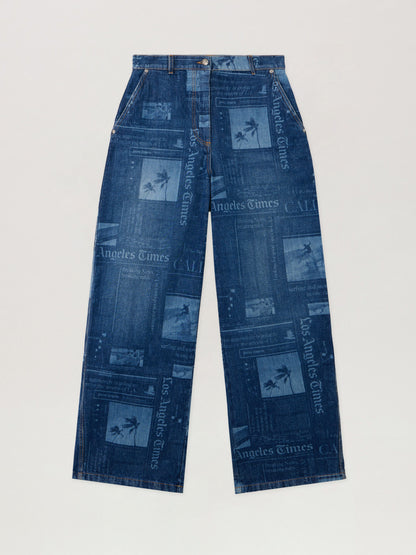 Paxlatimes Baggy Denim Pants
