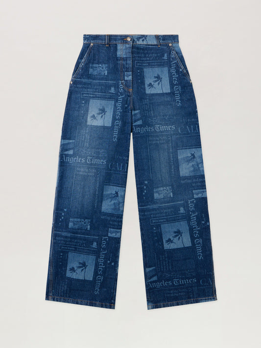 Paxlatimes Baggy Denim Pants
