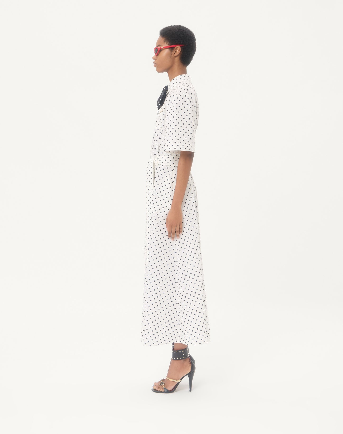 Poplin Plusdepois Print Midi Dress