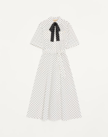 Poplin Plusdepois Print Midi Dress
