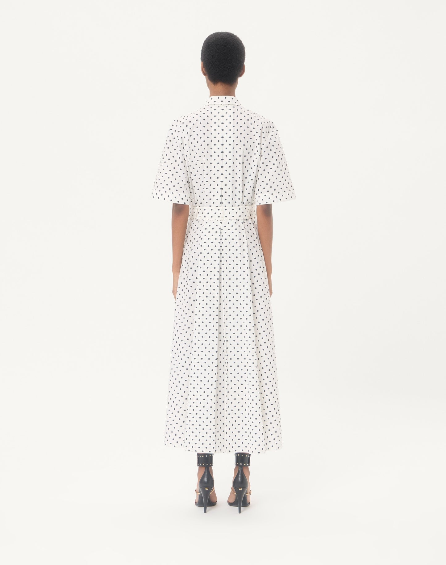 Poplin Plusdepois Print Midi Dress