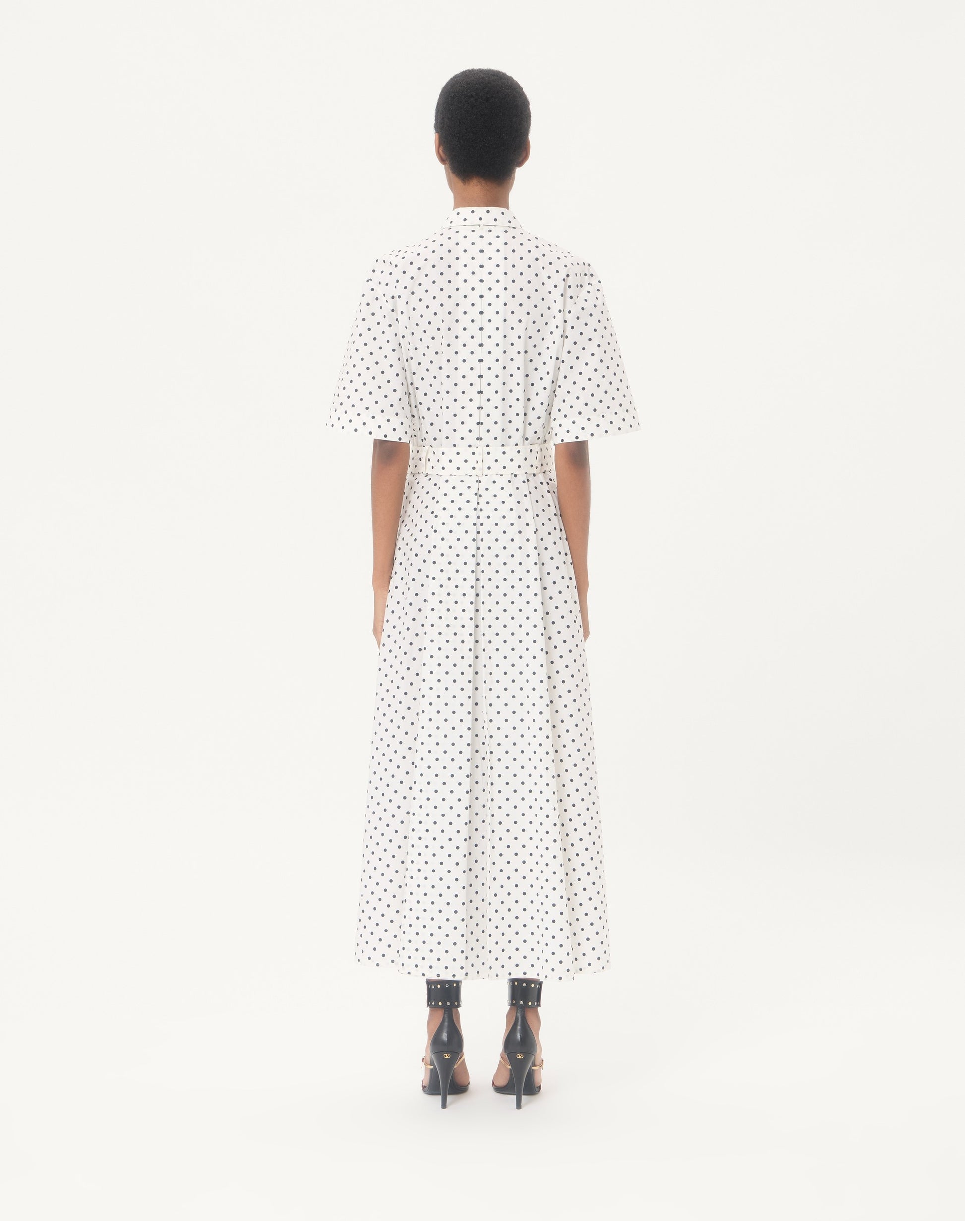 Poplin Plusdepois Print Midi Dress