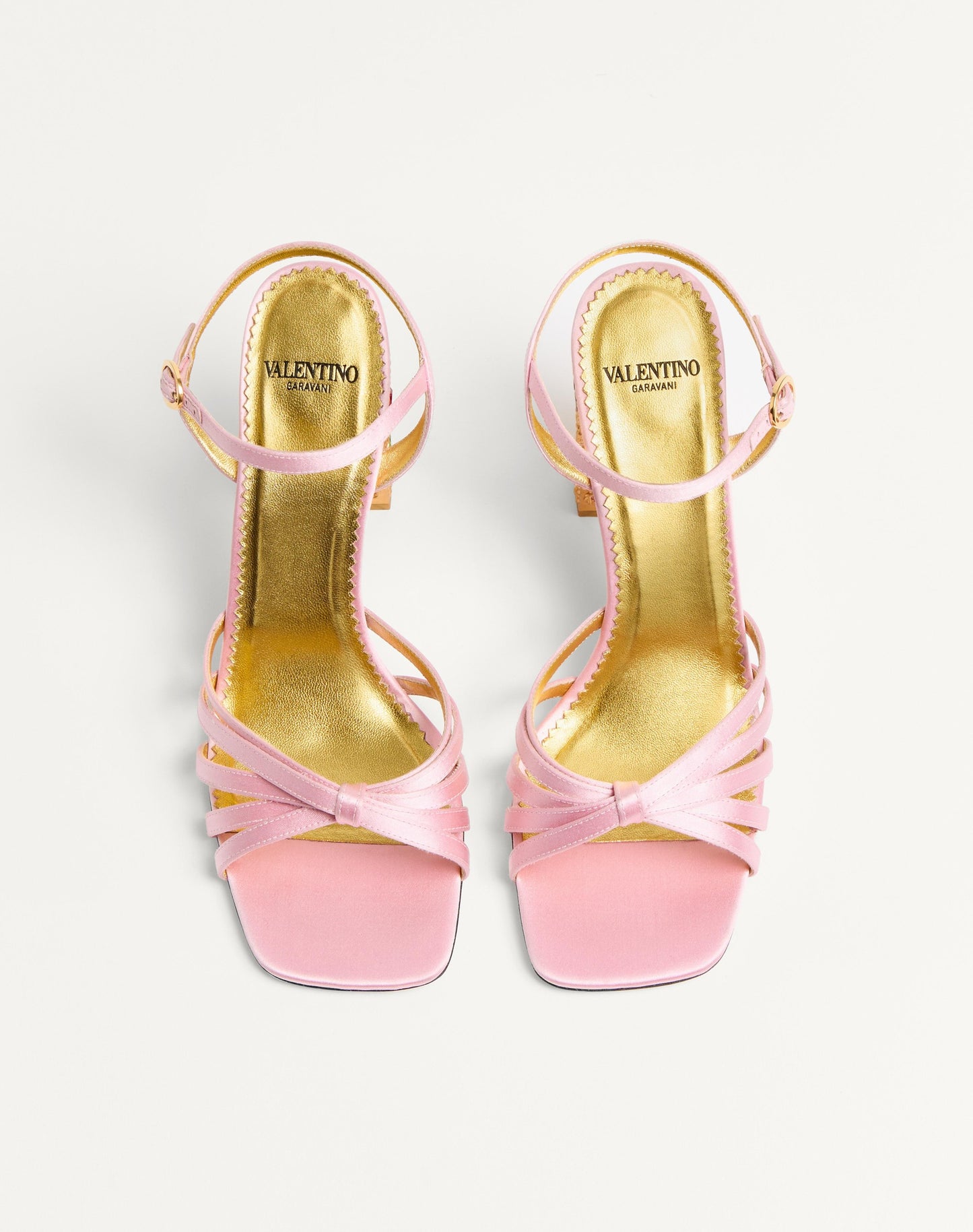 Preshoes Satin Sandal With Crystals 90mm
