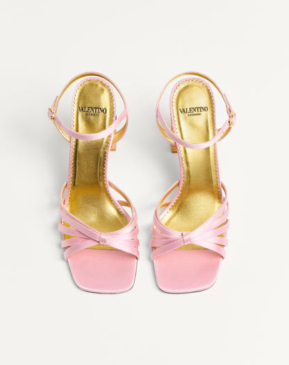 Preshoes Satin Sandal With Crystals 90mm