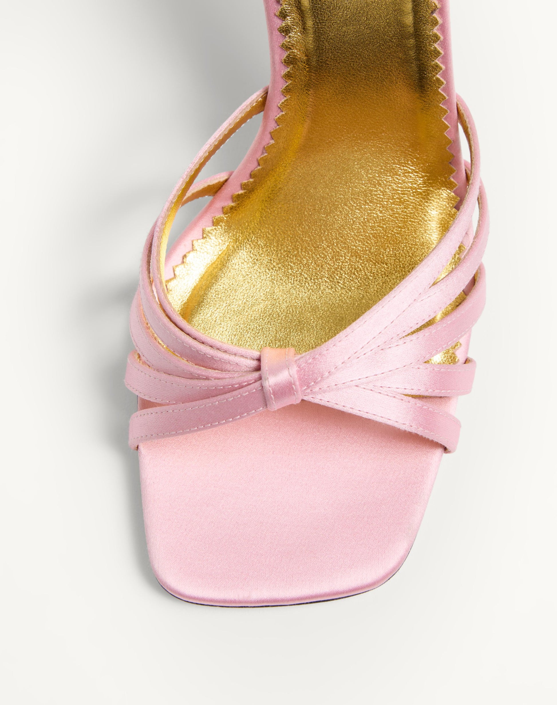Preshoes Satin Sandal With Crystals 90mm