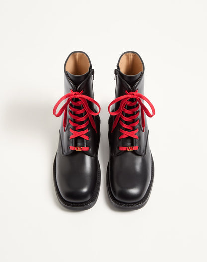 Punx Calfskin Combat Boot