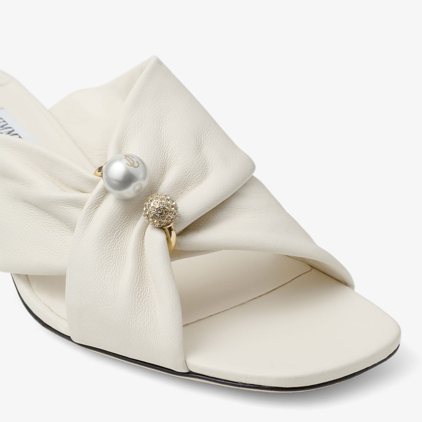 Rafi 45 Latte Soft Glove Leather Sandals