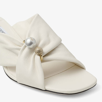 Rafi 45 Latte Soft Glove Leather Sandals