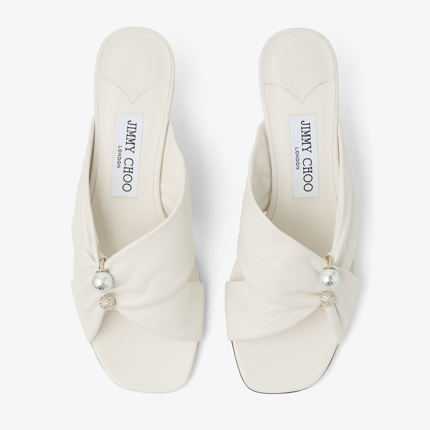 Rafi 45 Latte Soft Glove Leather Sandals