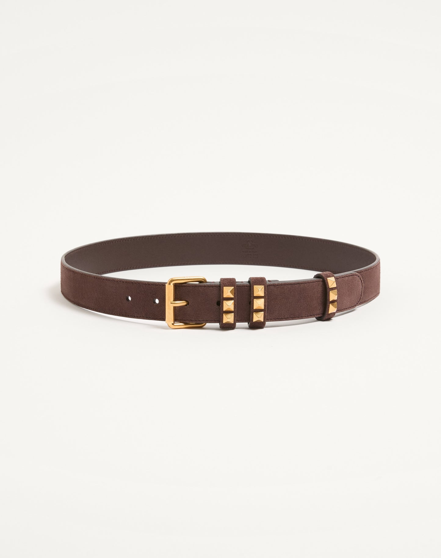 Rockstud Belt In Suede 30 Mm