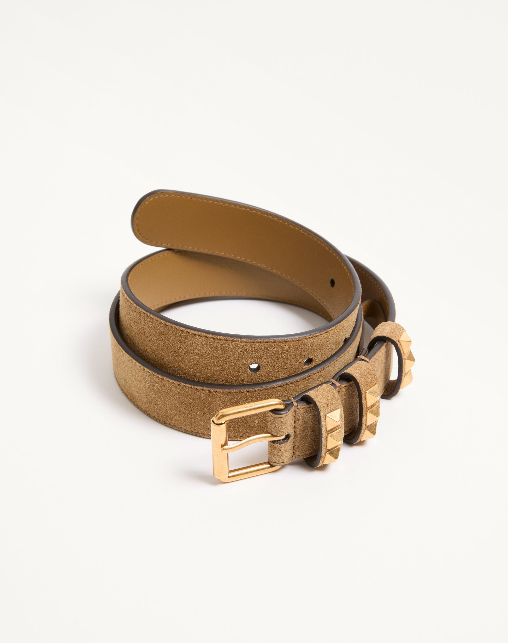 Rockstud Belt In Suede 30 Mm